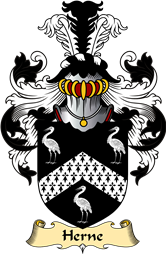 English Coat of Arms (v.23) for the family Herne