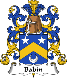 Coat of Arms from France for Babin