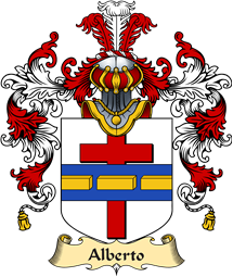Italian Family Coat of Arms (v.25a) Alberto