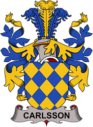 Swedish Coat of Arms for Carlsson