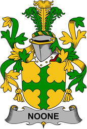 Irish Coat of Arms for Noone or O