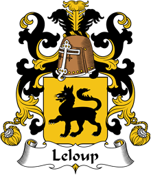 Coat of Arms from France for Leloup (Loup le)