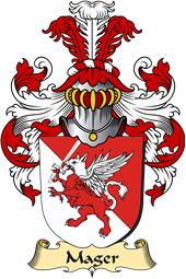 v.23 Coat of Family Arms from Germany for Mager