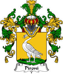 Italian Family Coat of Arms (v.25b) Pironi