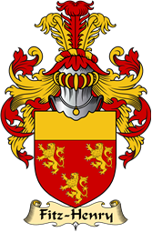 Irish Family Coat of Arms (v.23) for Fitz-Henry