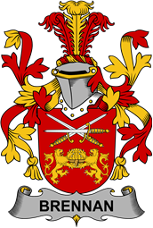 Irish Coat of Arms for Brennan or O