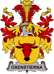 Swedish Coat of Arms for Oxenstierna