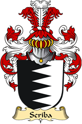 v.23 Coat of Family Arms from Germany for Scriba