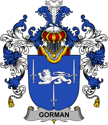 Irish Family Coat of Arms (v.25b) Gorman or McGorman