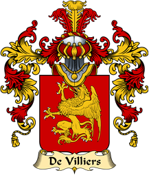 French Family Coat of Arms (v.25) Villiers (de)