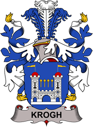Coat of arms used by the Danish family Krogh