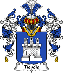 Italian Family Coat of Arms (v.25b) Tiepolo