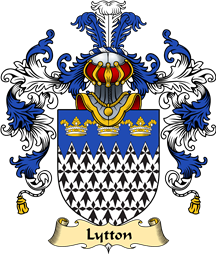 English Family Coat of Arms (v.25) Lytton or Litton