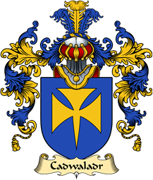 Welsh Family Coat of Arms (v.25) Cadwaladr (FENDIGAID, King of Gwynedd)