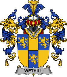 Irish Family Coat of Arms (v.25b) Wethill