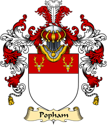 English Family Coat of Arms (v.25) Popham