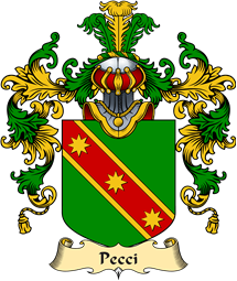 Italian Family Coat of Arms (v.25a) Pecci