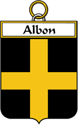 French Coat of Arms Badge for Albon