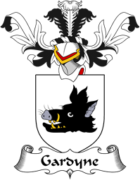 Coat of Arms from Scotland for Gardyne or Garden