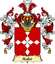 French Family Coat of Arms (v.25) Aubé