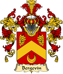 French Family Coat of Arms (v.25) Bergevin