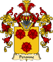 French Family Coat of Arms (v.25) Peronne