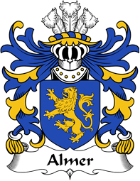 Welsh Coat of Arms for Almer (of Pant locyn, Denbighshire)