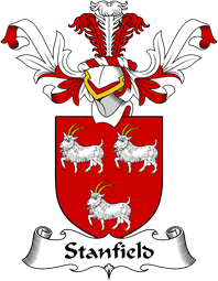 Coat of Arms from Scotland for Stanfield or Stamfield