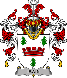 Irish Family Coat of Arms (v.25b) Irwin