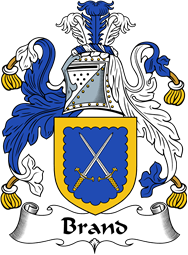 English Coat of Arms for the family Brand
