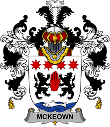 Irish Family Coat of Arms (v.25b) McKeown or Keon
