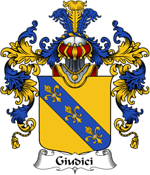 Italian Family Coat of Arms (v.25b) Giudici