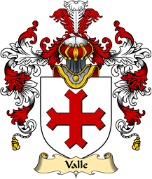 Welsh Family Coat of Arms (v.25) Valle (de. of Pembrokeshire)