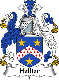 English Coat of Arms for the family Hellier