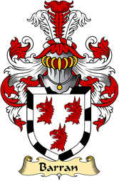 Irish Family Coat of Arms (v.23) for Barran