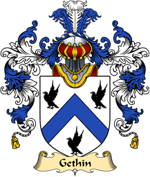Welsh Family Coat of Arms (v.25) Gethin (a soldier in Normandy in 1430’s)