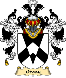 English Family Coat of Arms (v.25) Otway