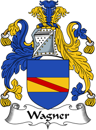 English Coat of Arms for the family Wagner