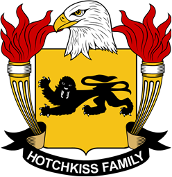 Coat of arms used by the Hotchkiss family in the United States of America