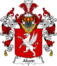 Italian Family Coat of Arms (v.25b) Aliotti