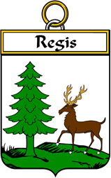 French Coat of Arms Badge for Regis