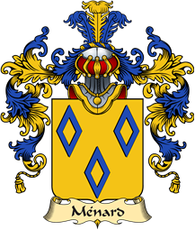 French Family Coat of Arms (v.25) Ménard
