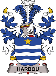 Coat of arms used by the Danish family Harbou