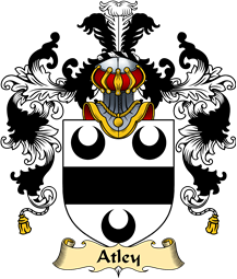 English Family Coat of Arms (v.25) Atley