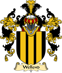 English Family Coat of Arms (v.25) Wellend