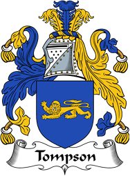 English Coat of Arms for the family Tompson