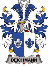 Coat of arms used by the Danish family Deichmann