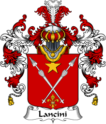 Italian Family Coat of Arms (v.25b) Lancini