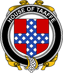 Irish Coat of Arms Badge for the TAAFFE family
