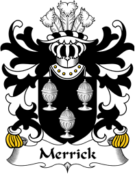 Welsh Coat of Arms for Merrick (Rhys ap Meurig, of Glamorgan)